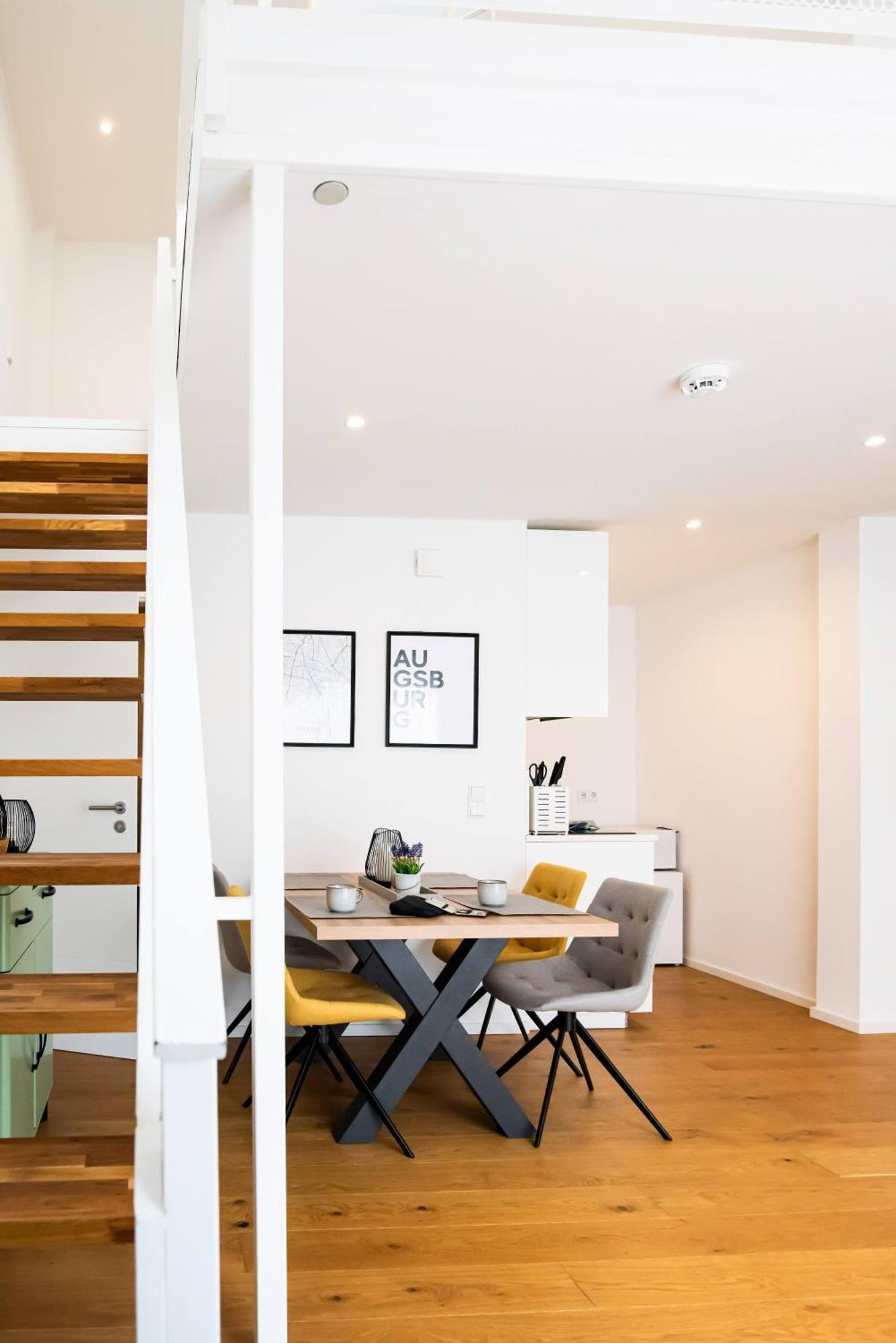 Loftartige Wohnung In Augsburg-Pfersee Buitenkant foto